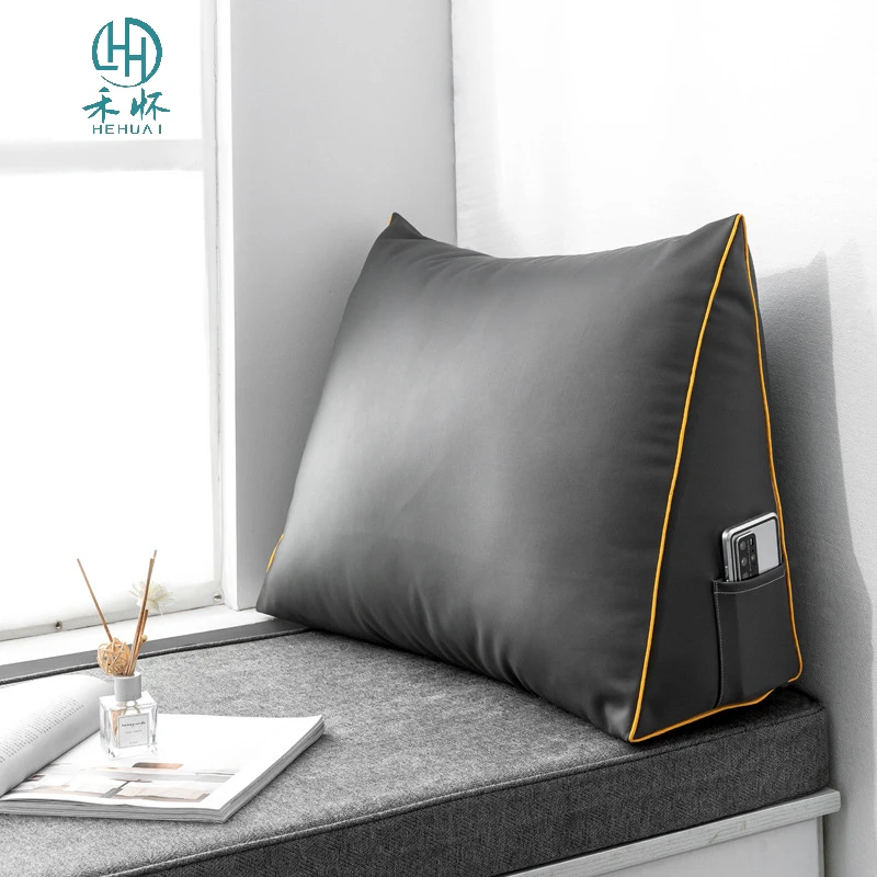 

Removable and Washable Backrest Pillow for Living Room, Triangle Pillow, Sofa Backrest, Bay Window Tatami, Headboard Cushion