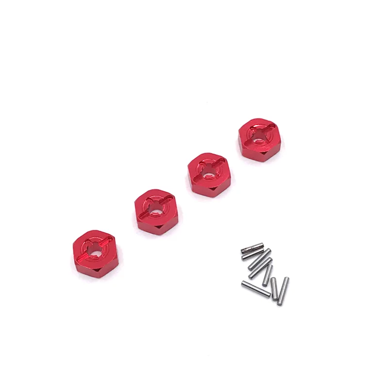 WLtoys용 금속 업그레이드 12mm 허브 어댑터 144001 144002 144010 124016 124017 124018 124019 A949 A959 A969 A979 RC 자동차 부품
