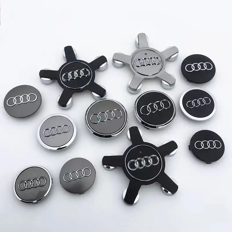 Luxury Car Wheel Hub Cover Set - Sleek Rim Center Cap Decoration Accessories (4 Pieces)