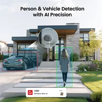 ZOSI C680 3MP caméra de sécurité de fenêtre couleur Vision nocturne 2K caméra de Surveillance WiFi enfichable intérieure pour la sécurité de la maison 4