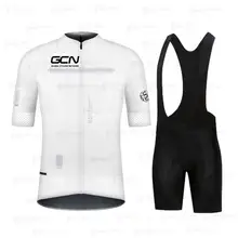 

Summer GCN 2022 Cycling Jersey Short Sleeve Set Maillot Ropa Ciclismo Breathable Quick-dry Bike Clothing MTB Cycle Clothes