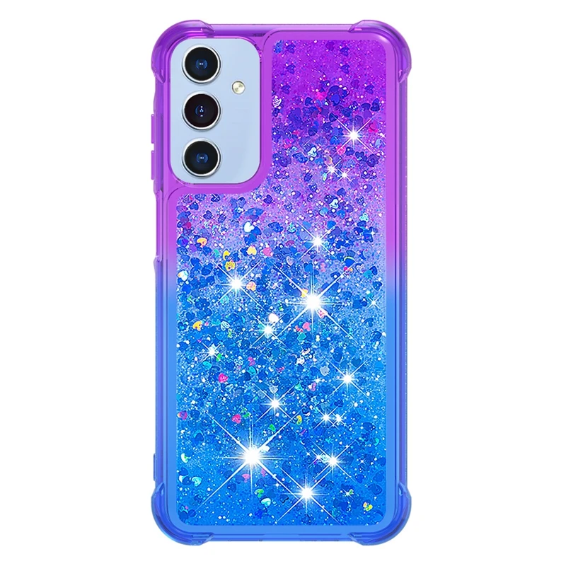 Glitter Dynamic Liquid Phone Case - Universal Compatibility for Samsung Galaxy Series
