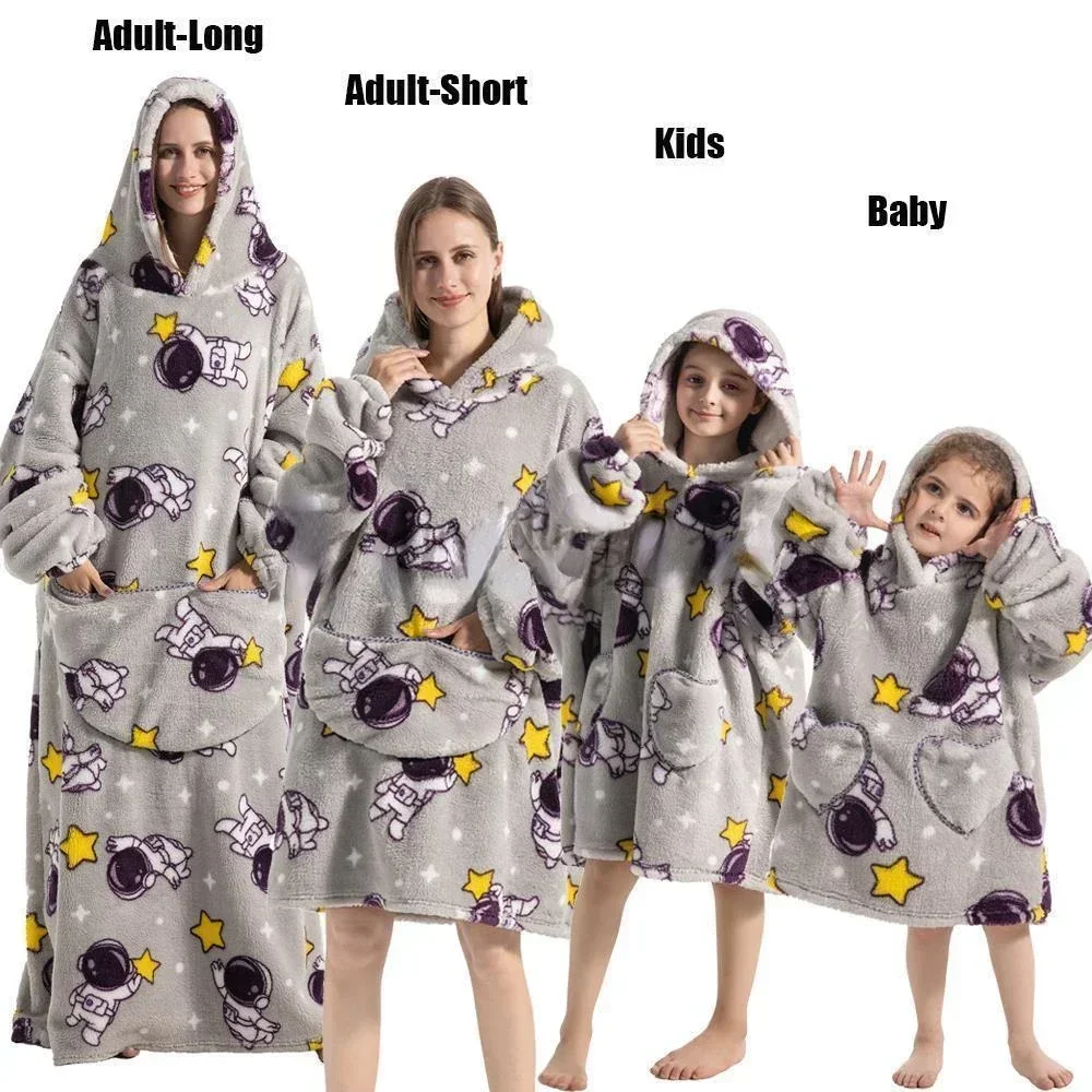 SPXMQSS Felpa Coperta, Coperta Indossabile Donna Caldo Doux E Leggero Unisex Coperta con Maniche Flanelle Sherpa Douce Taglia Unica per Tutti Avocado