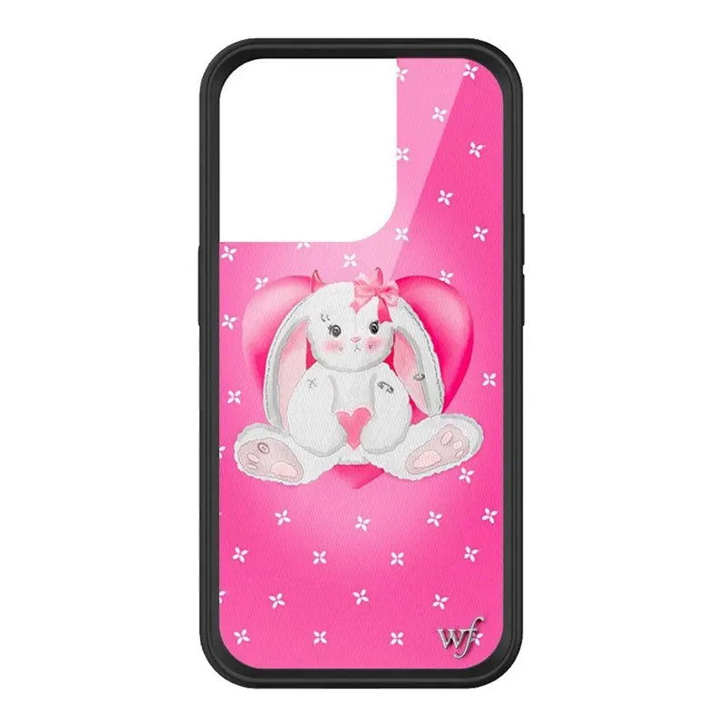 Charming Pink Wildflower 3D Cartoon Phone Case Cover