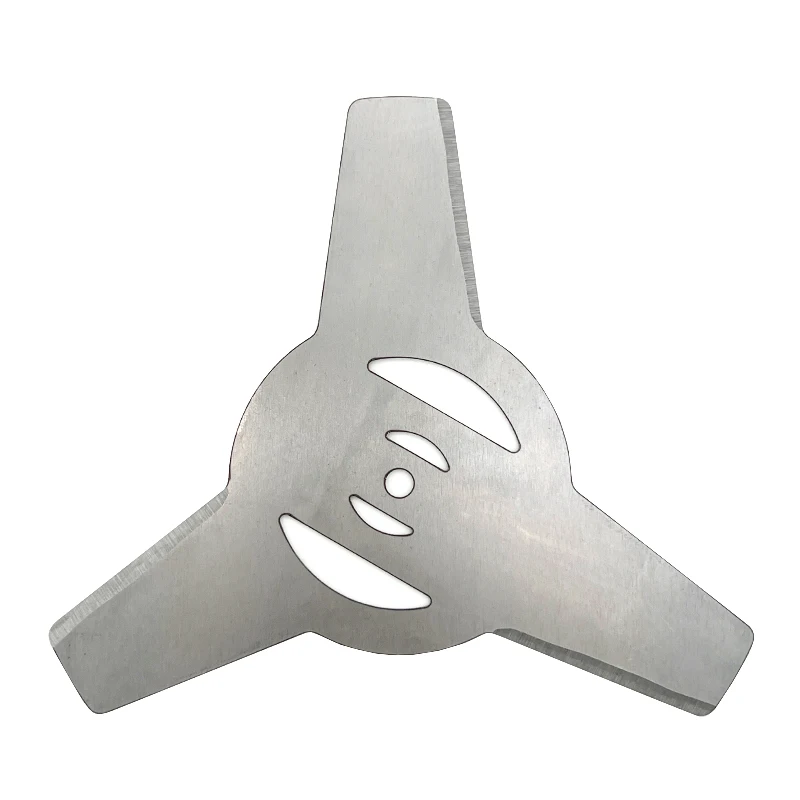 Power Tool Accessories 4Pieces 5mm Metallic Blade 3Teeth for Electrical Grass Trimmer Brush Cutter