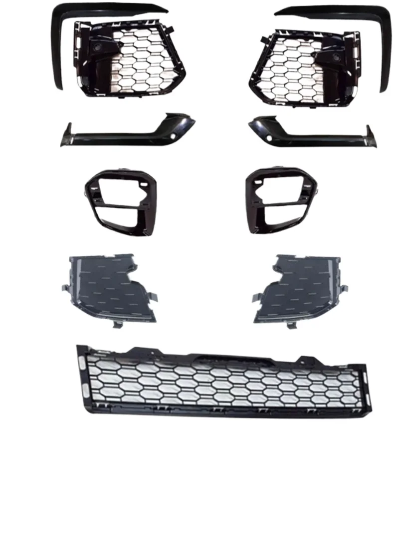 중앙 앞 범퍼 안개등 그릴 트림 베이스 플레이트 커버, 왼쪽 및 오른쪽, BMW G06 X6 M 스포츠 2020-2023