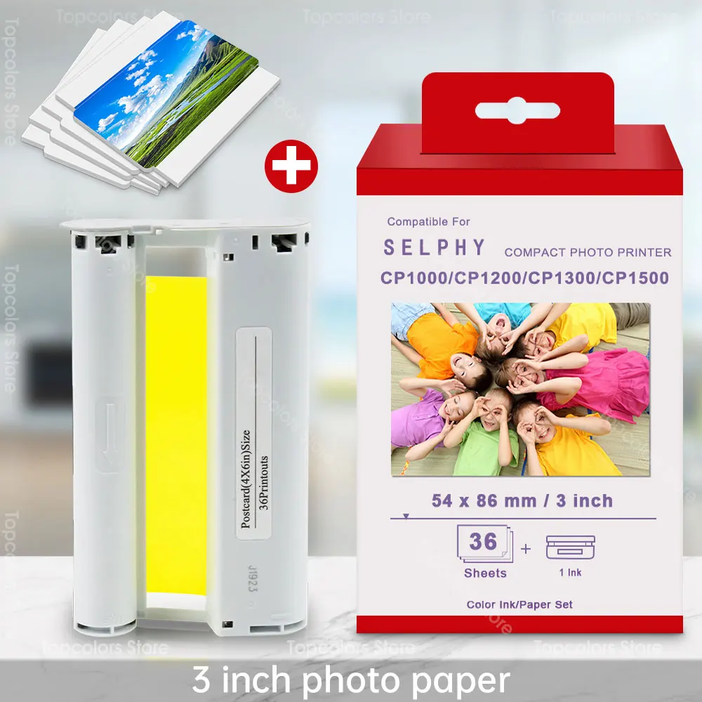 Replace Selphy CP1500 Ink and Paper Compatible  