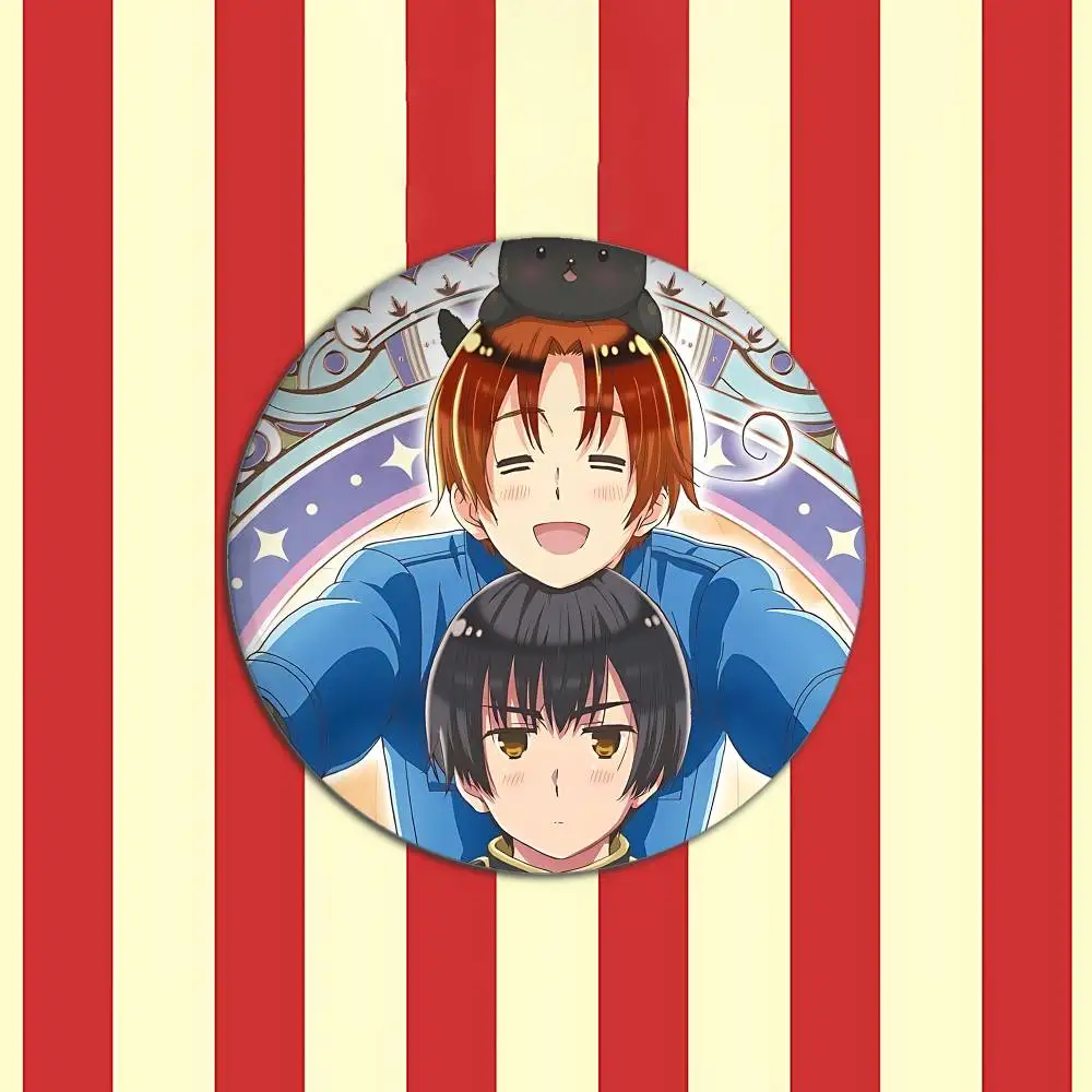 Hetalia World Stars Anime Metal Badge Brooch