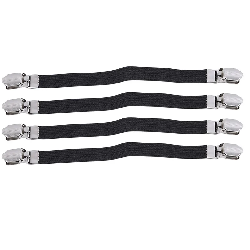 Marrywindix 20 Clip Reggicalze In Metallo Oro Chiaro - 2,5 Cm, Clip Di Fissaggio Per Lenzuola, Coprimaterasso, Tovaglie E Cuscini - Ideali Per Fai Da Te - 5