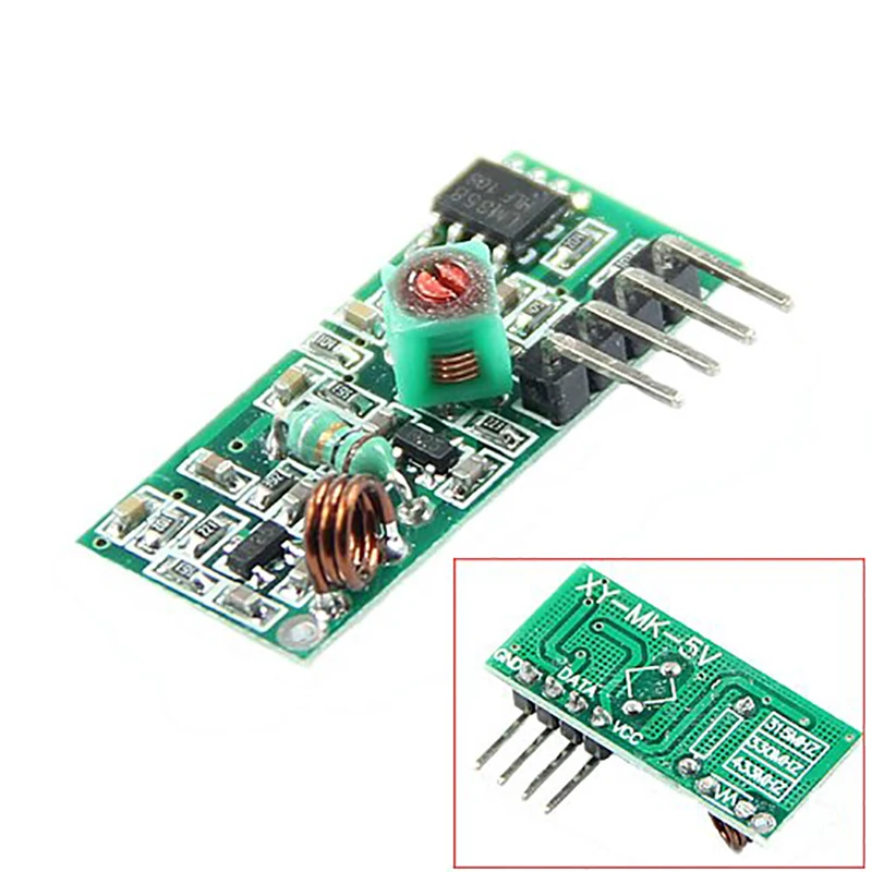 433Mhz RF Transmitter Receiver Modules Super Regenerative Wireless Chip For Arduino/ARM/MCU WL 433Mhz Transmitter Receiver Board