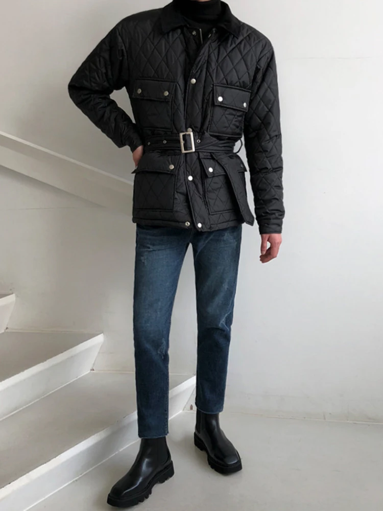 Men's Cotton Jacket In Winter Korean Version Trend Men's Winter Thickened Jacket Plush Cotton-padded Jacket