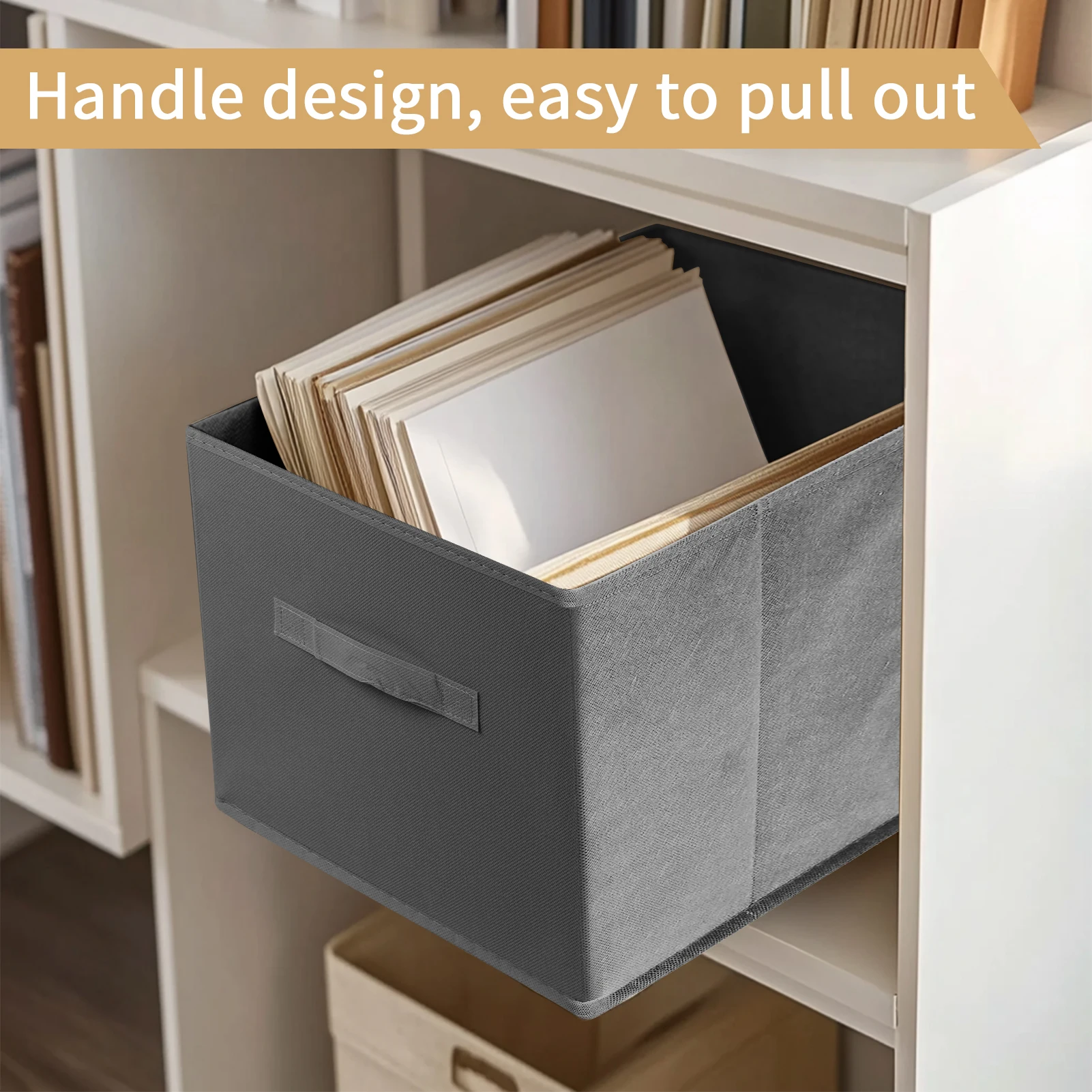 Foldable Fabric Storage Cubes Drawer For Closet And Toys Storage Home Supplies Clothing Underwear Storage box 3