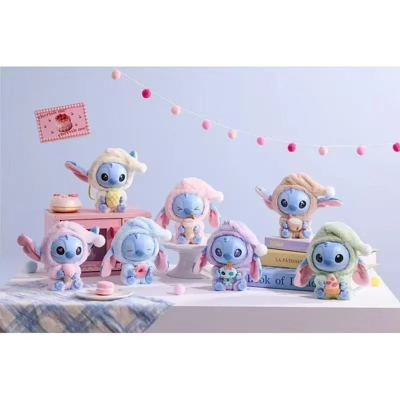 Miniso Stitch “Eat Something Before Sleep” Blind Box Plush Keychain