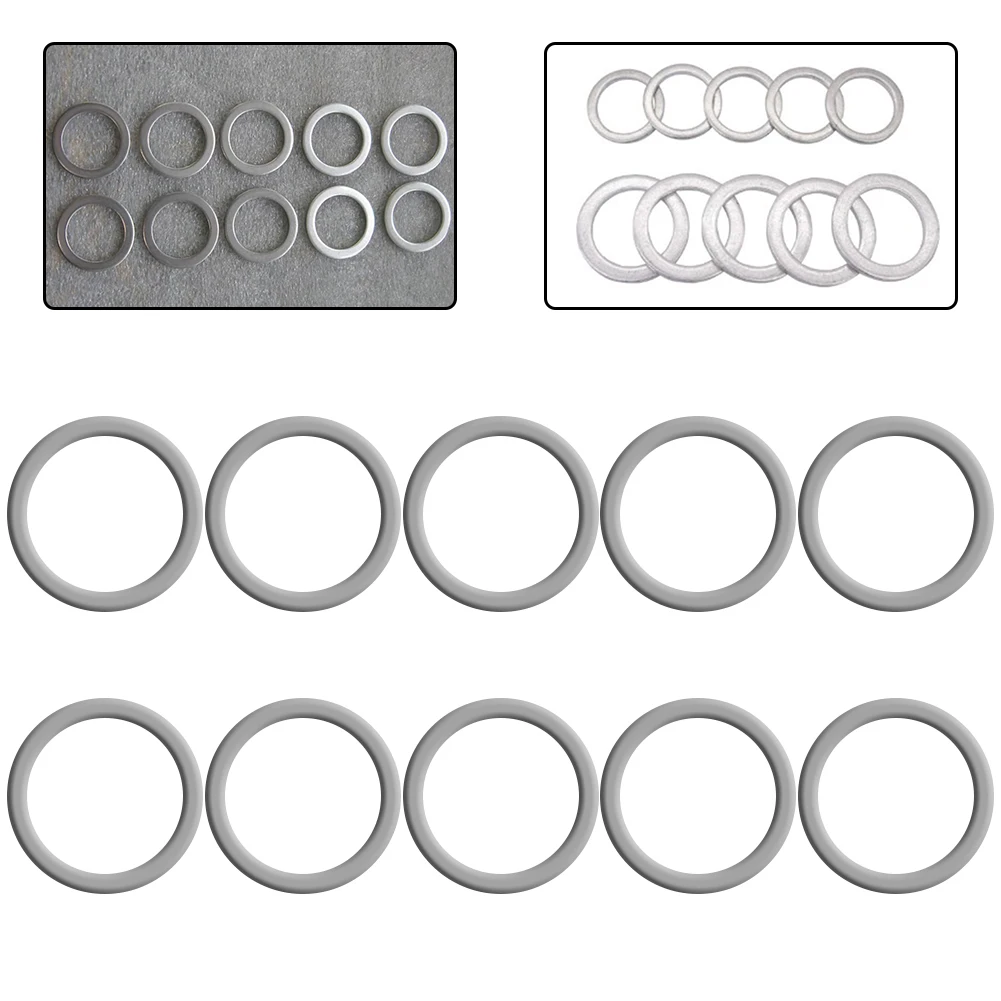 10PCs 20MM OIL DRAIN PLUG CRUSH WASHER GASKETS 94109-20000 FOR HONDA For ACURA Oil Drain Plug Anti Pressure Washers