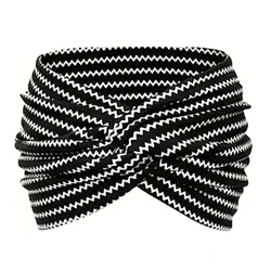 Women's Extra - Large Boho Fashion Twisted Headband - Wide Turban Yoga Hair Accessory (5)