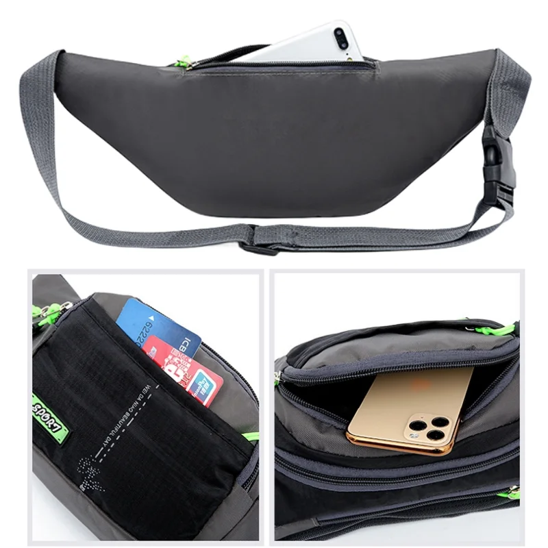 Fanny Pack Large Capacity Sport Waist Bag Waterproof Cycling Fanny Bag Multi-function Running Chest for Men Women Waist Pack running waist bag waist bag