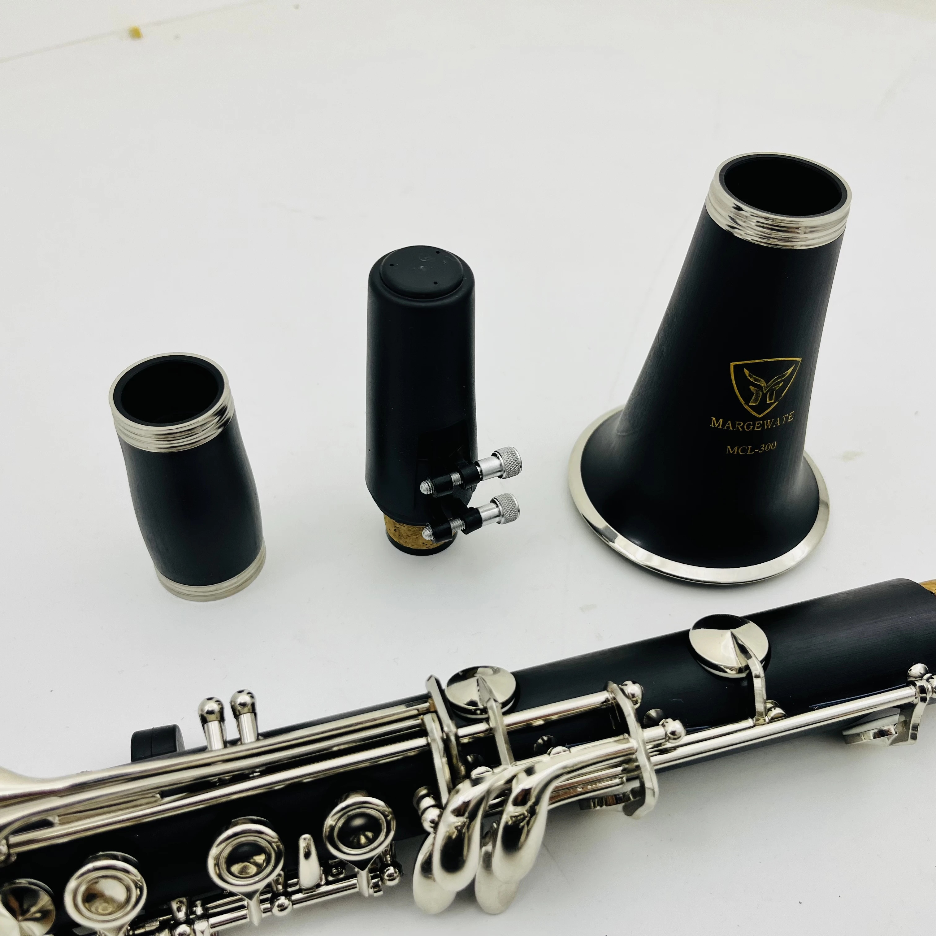 MARGEWATE MCL-300 B Flat Clarinet Bakelite Wood Playing Musical Instruments Clarinet with Accessories