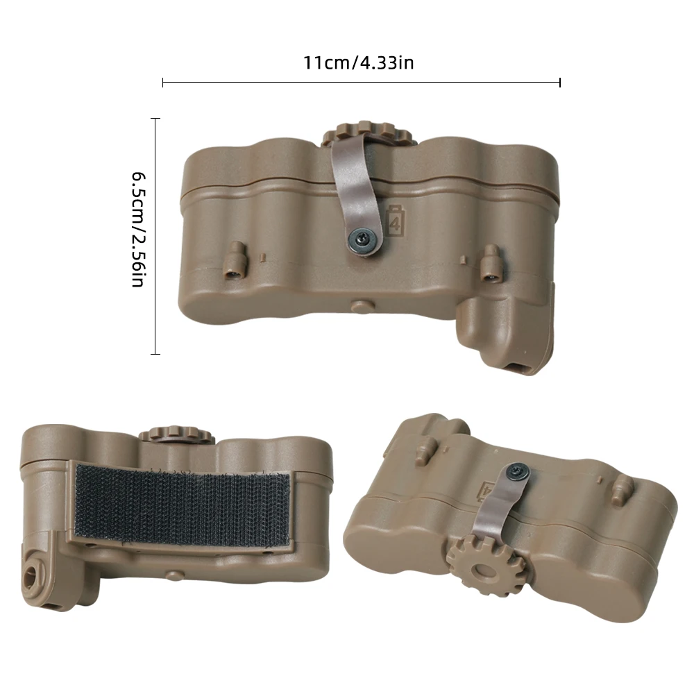 Visore Notturno GPNVG18 Tattico Per Airsoft | Modello Binoculare Finto Con Scatola Batteria E Casco