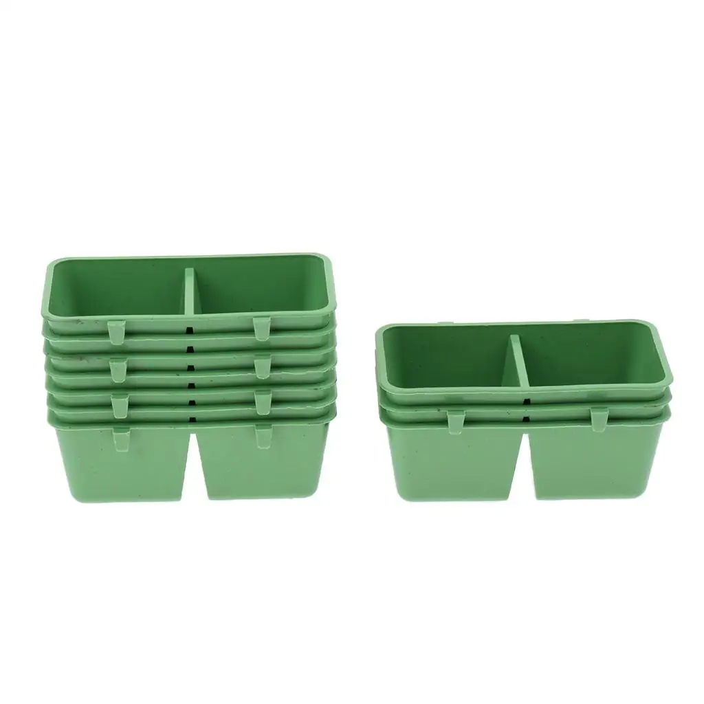 Bird Parrot Feeding Cups Food Water Bowls Dish for Small Animal Chinchilla Ferret Cockatiel Conure Parakeet 10x