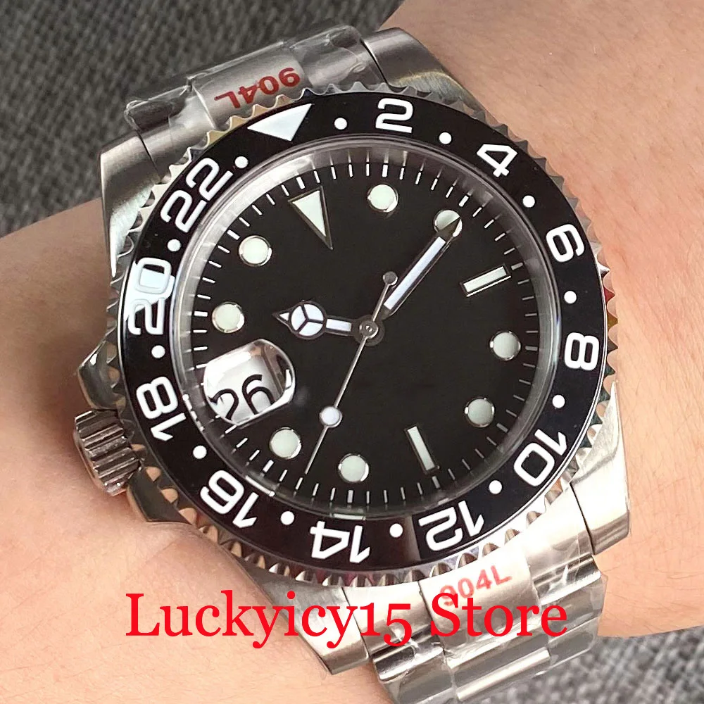 

Часы BLIGER Мужские автоматические, японские с левой и задней частью NH35, с керамическим безелем и сапфировым стеклом, 40 мм