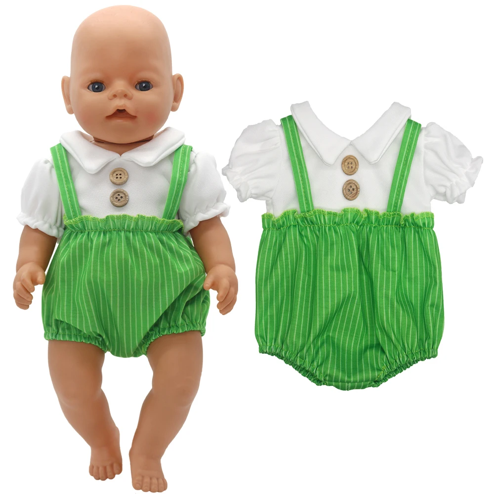 Babypuppenkleid 43 cm für 17" Mädchenpuppe Sommer-Outwear-Zubehör – Detail 20