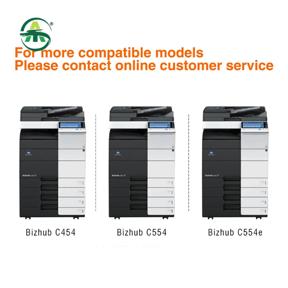 1Set TN512 Copier Toner Cartridge Compatible for Konica Minolta Bizhub C454 C554 Copier Cartridges Powder Supplies 4pcs