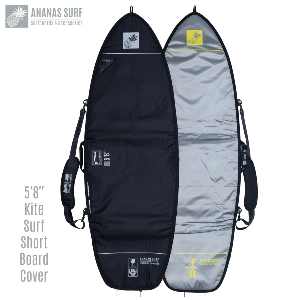 AnanasSurf5ft8inAirventSurfboardShortboardBagProtectCover