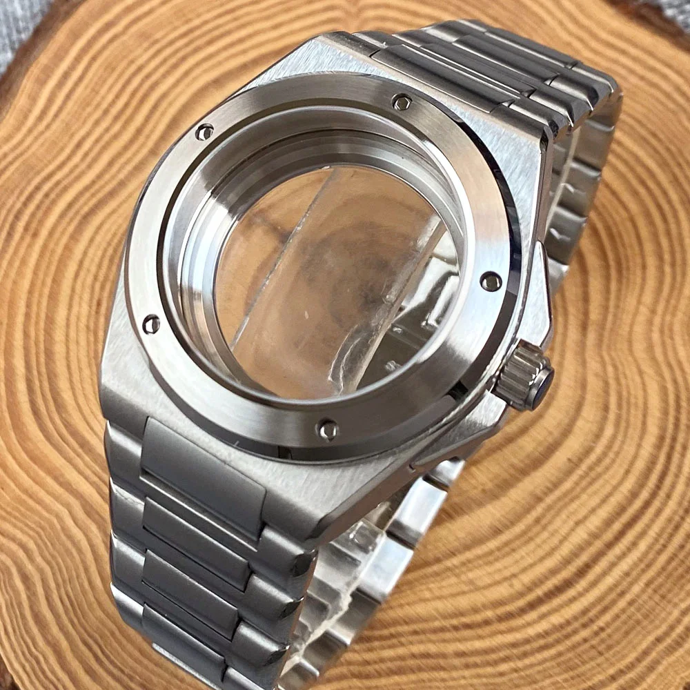 Black PVD 40mm Ingenieur Automatic Watch Case with Sapphire Crystal, 200m Waterproof
