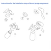 Manual Postpartum Breast Pump Painless High Suction for Pregnant Women Three Color Milking Machine Portable Baby Product 4