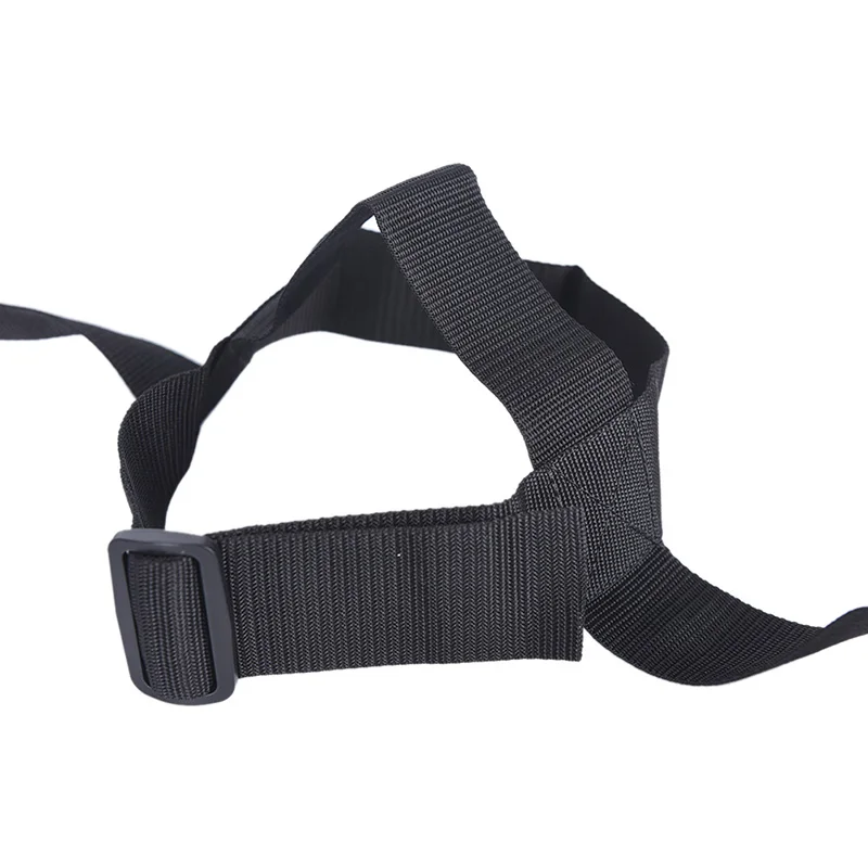 Strengh Exercise Fitness Body Building Black Adjustable Head Gym Neck Training Belt Neck Weight Lifting Grip Wrist Wraps Straps 6