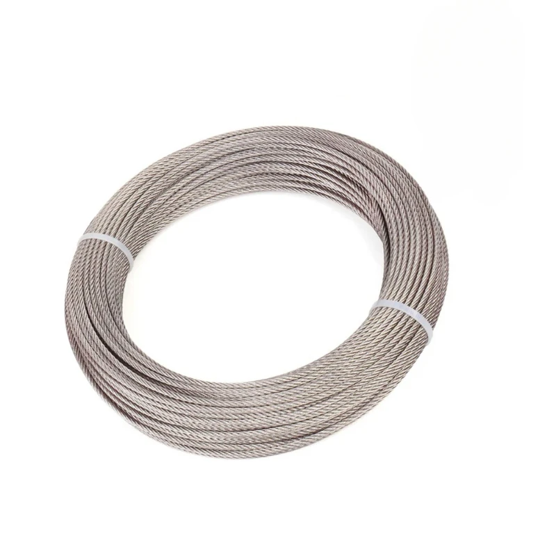 304 Stainless Steel Wire Rope Balcony Clothesline Hoist Rope Household Hardware Accessories Vegetable Field Fence Tool L20m