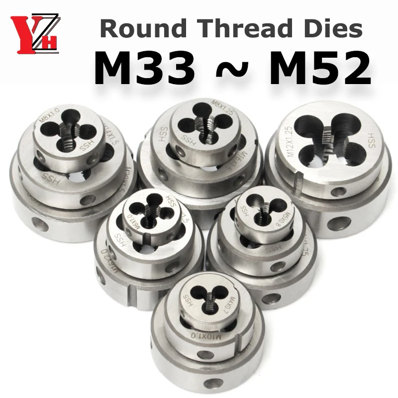 HSSThreadDieMetricRoundDiesCuttingToolRightHandAlloySteel