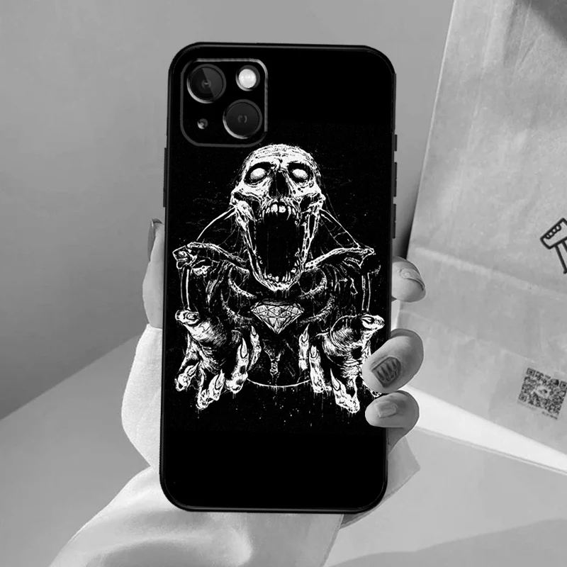Gothic Skull Design Phone Case Cover