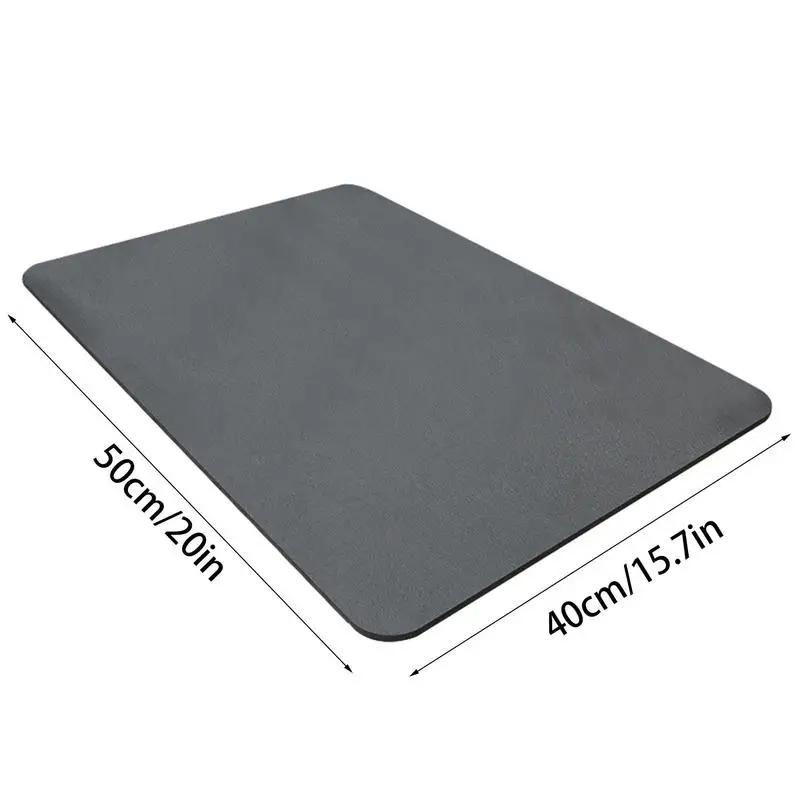 Faucet Mat Kitchen Tools Kitchen Faucet Splash Pad Super Absorbent Mat Non Slip Coffee Bar Countertop Water Absorbing Pad Kitchen Dinnerware Drainer Mats Quick Dry Drain Pad