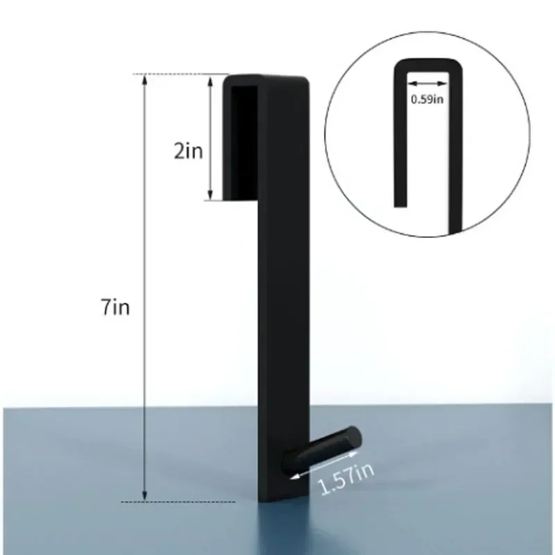 Acrylic Bathroom Shower Door Hook Over Glass Door Shower Towel Rack Punch-Free Bathroom Bathrobe Hanger Transparent Towel Hooks 6