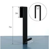 Acrylic Bathroom Shower Door Hook Over Glass Door Shower Towel Rack Punch-Free Bathroom Bathrobe Hanger Transparent Towel Hooks 6