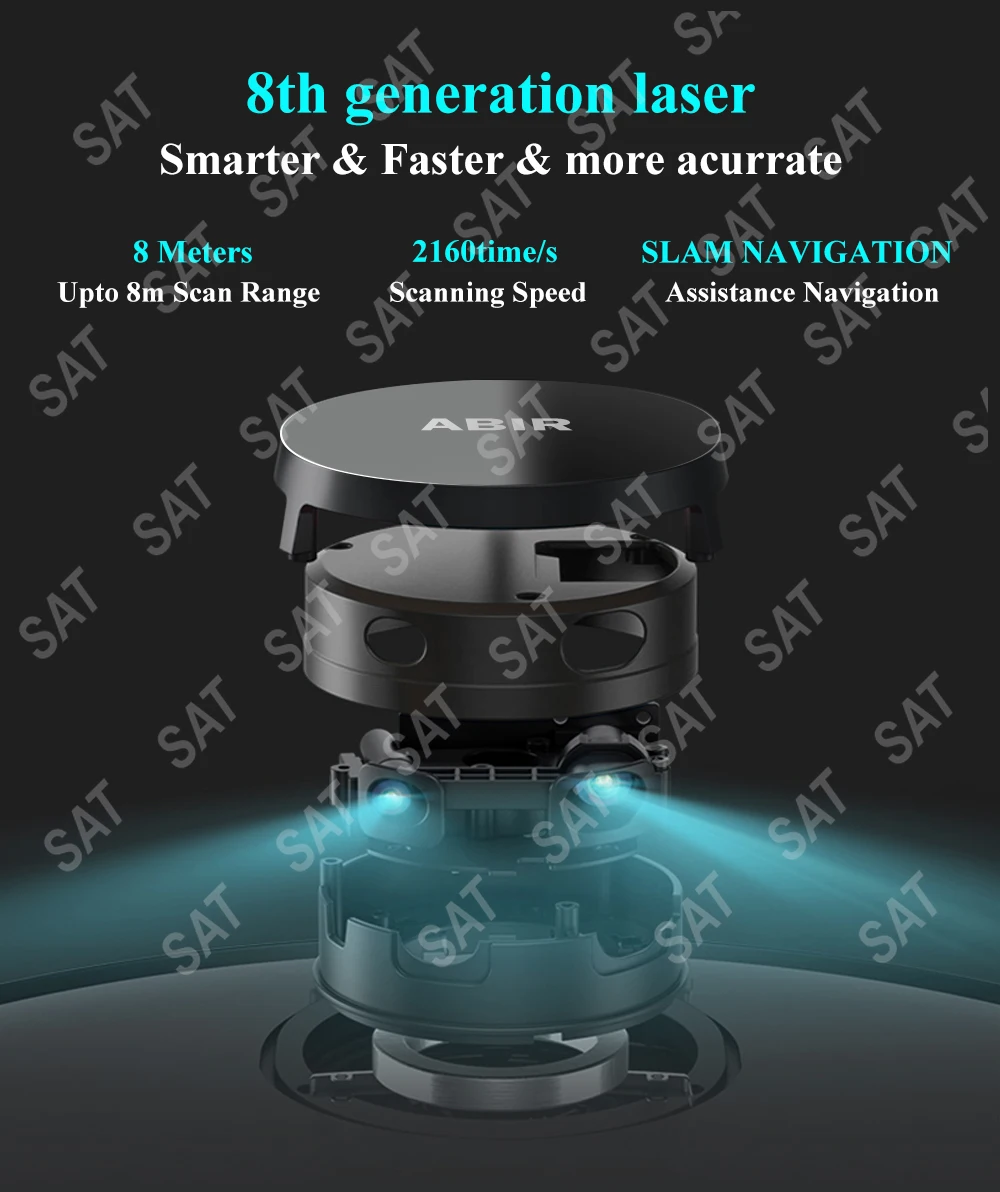 -ABIR X8 Robot Vacuum Cleaner Tools Sf495071006464d8698165cc405e070295