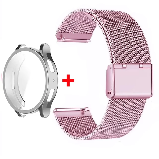 Premium Steel Mesh Milanese Loop Band with Protective Case