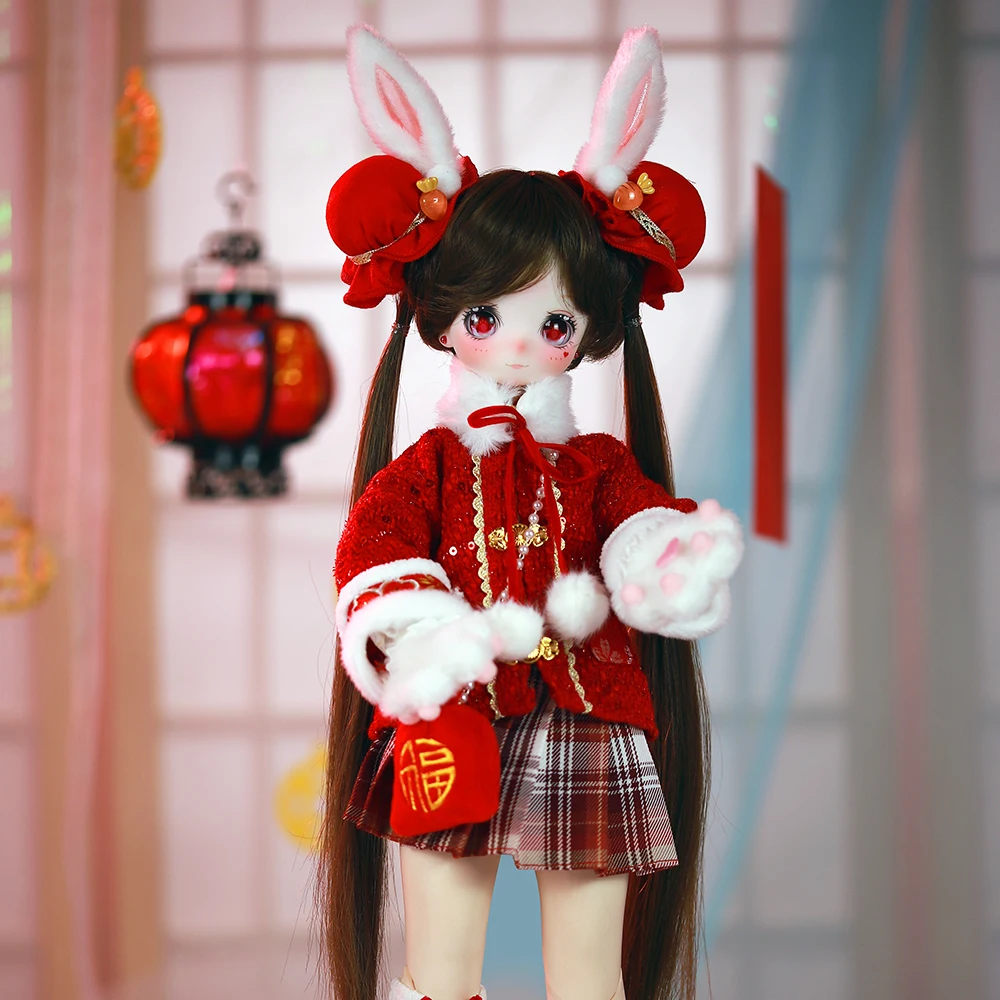 Dream Fairy 1/4 Doll New year style 16 Inch Ball Jointed Doll Full Set Including Hat Outfits Shoes Kawaii BJD MSD for Girls 3