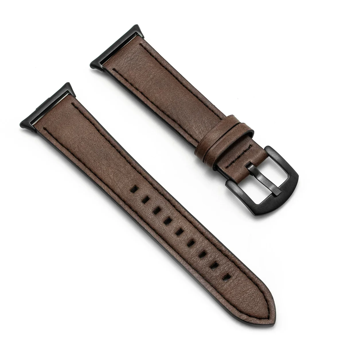 Premium Leather Strap with Metal Interface