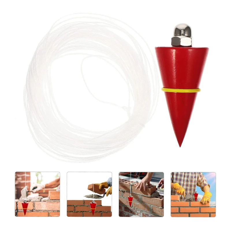 Plumb Bob Tools Jackhammer Reel Plumb Jackhammer High Precision Plumb Construction Bob Tool Retractable Line Reel Hanging Wire