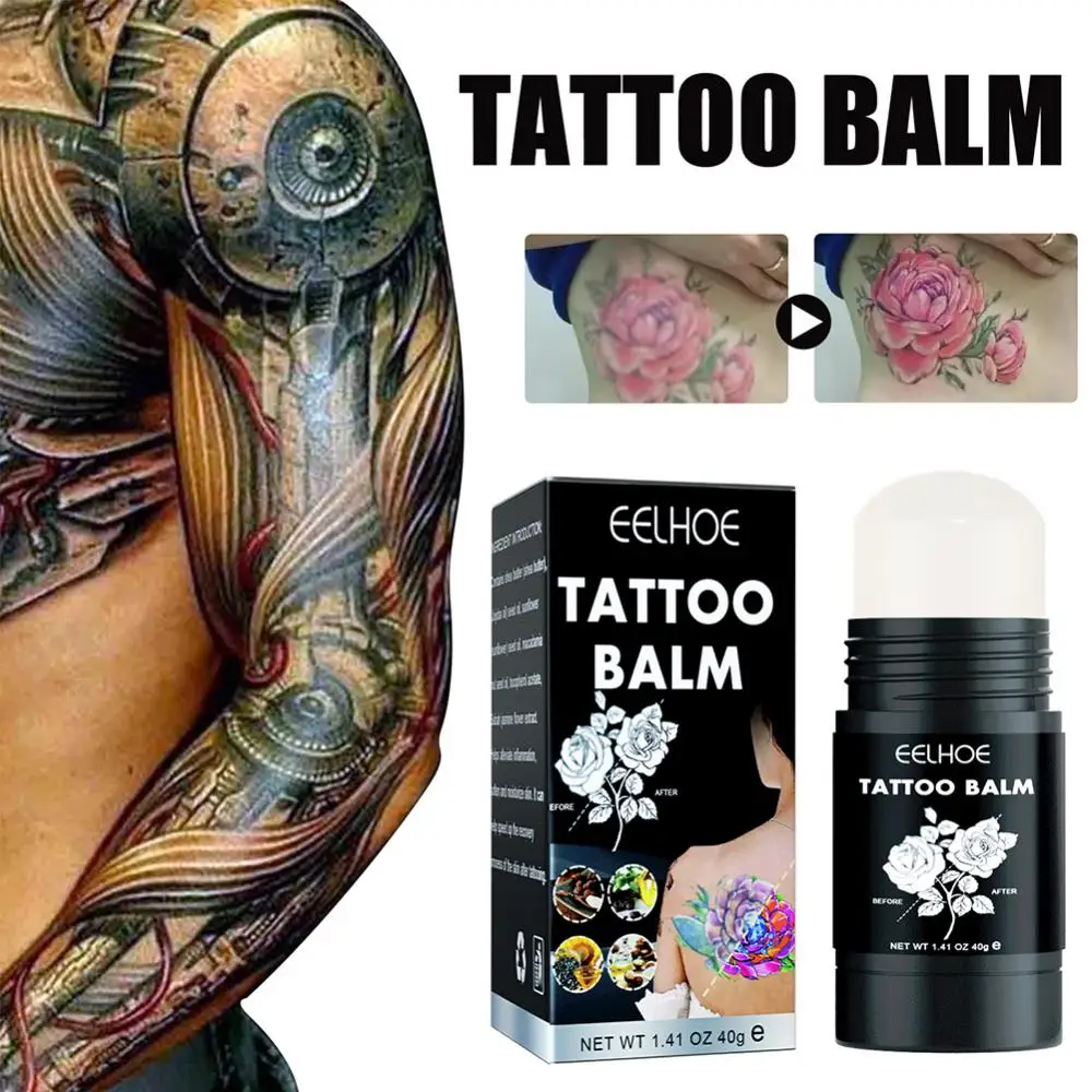 

40g Tattoo Aftercare Brightening Relief Cream Color Enhance Fast Recovery No Fading No Scrubbing Skin Cream Stick Repair Gel