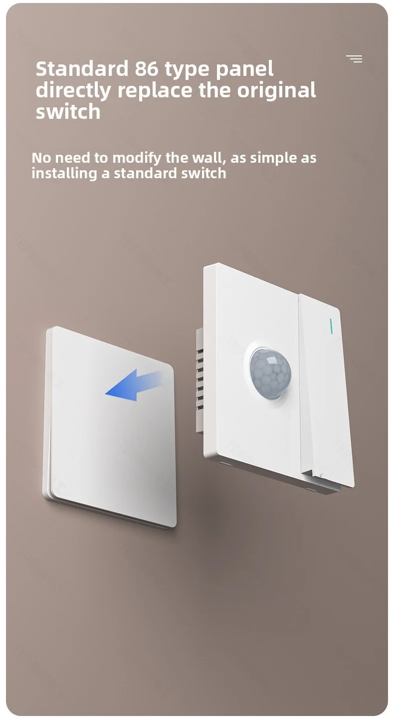 86 Type Sound And Light Control Switch Ultra-Thin Concealed Sf4957761f68c4741ab3dd4723c527059A
