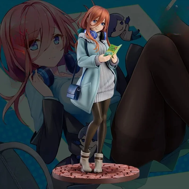 

28cm The Quintessential Quintuplets Figure Nakano Miku Action Figures Sexy Girl Anime Figure Collection Ornament Doll Gift Toys