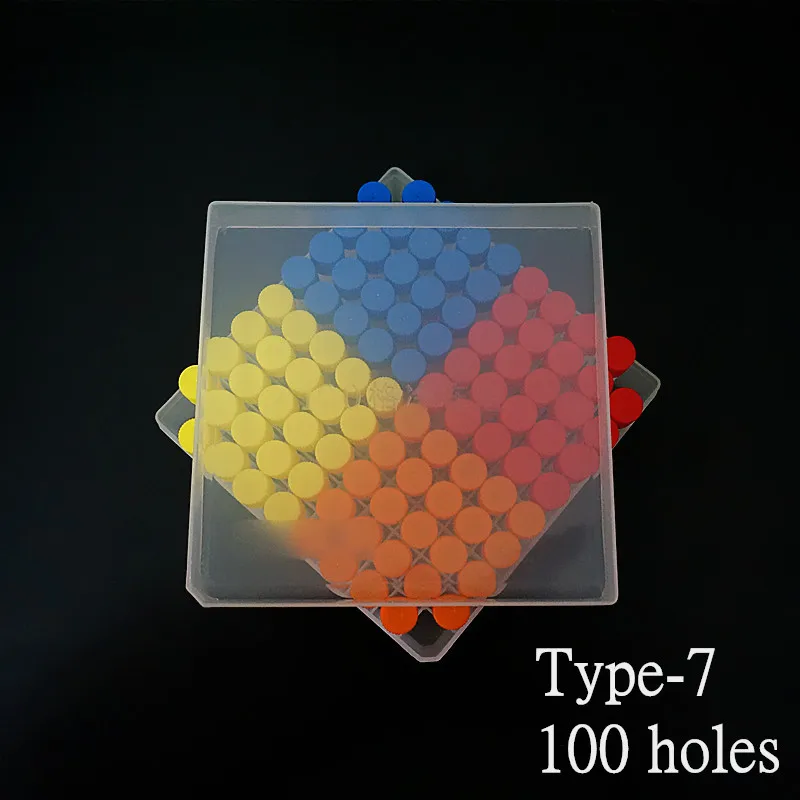 Plastic Cryotube Storage Box 1set + 1.8ml/5ml PP Freezing Tube 50/81/100pcs for Lab Experiment plastic test tubes cell freezing container
