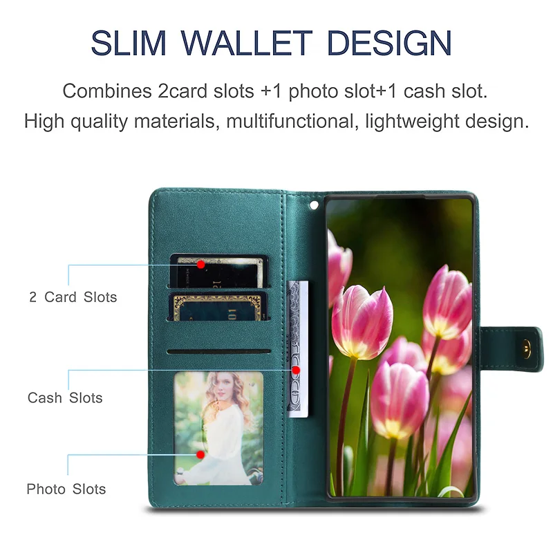 Plånboksfodral i läder med magnet för samsung galaxy_voghion.com