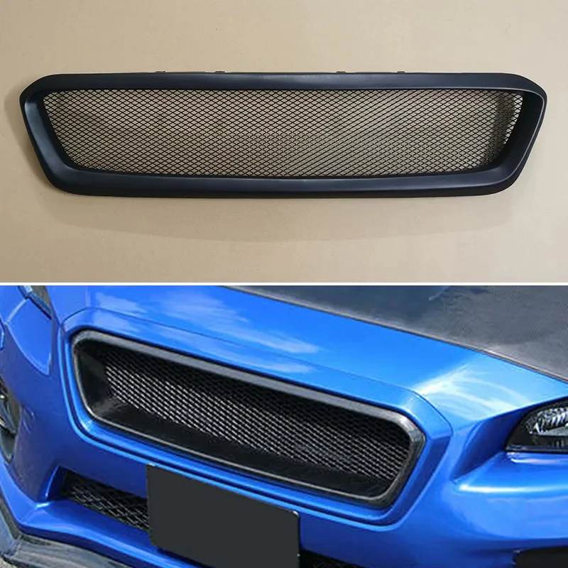 

Подходит для Subaru Impreza WRX Sti 2015 2016 2017 года, комплект аксессуаров для корпуса, Решетка переднего бампера, редизайн гоночной решетки