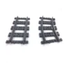 50Pcs/Lot City Trains Train Track Rail Straight Rails Technical Building Blocks Set Bricks Model Kids Classic Toys For Children 6