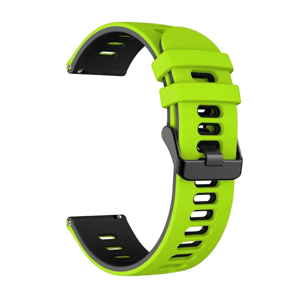 Soft Silicone Smartwatch Strap, 20/22mm - Versatile Comfort Band Bracelet