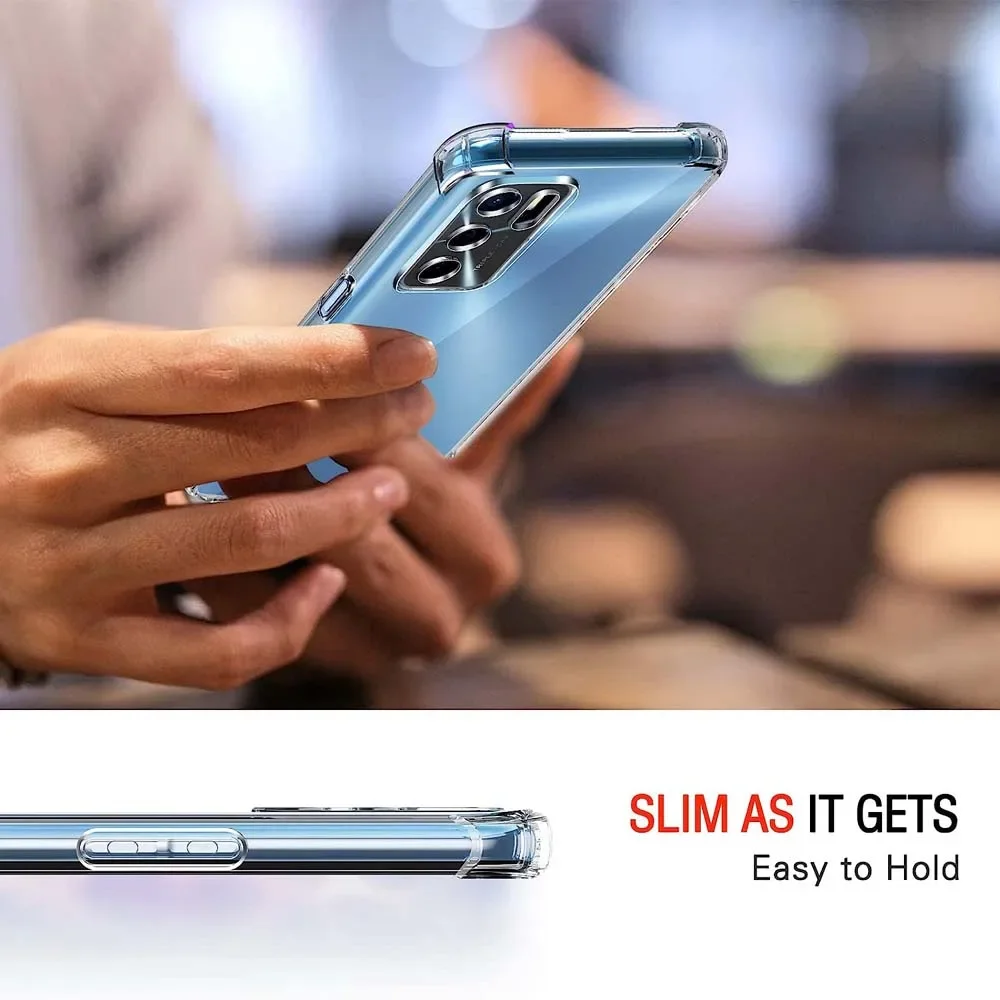 Crystal Clear Shockproof TPU Smartphone Case